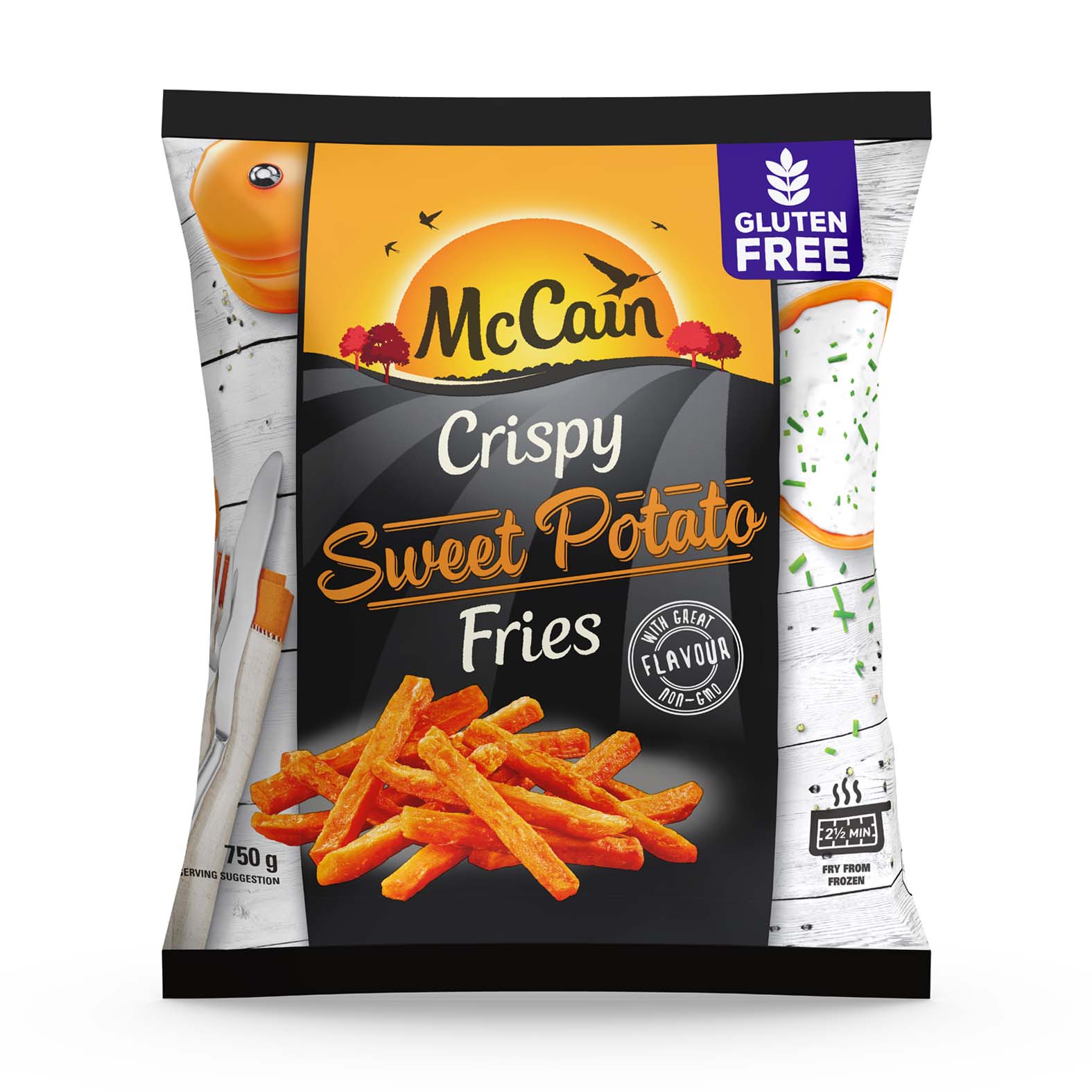 Crispy Sweet Potato Fries 750g Pack Photo