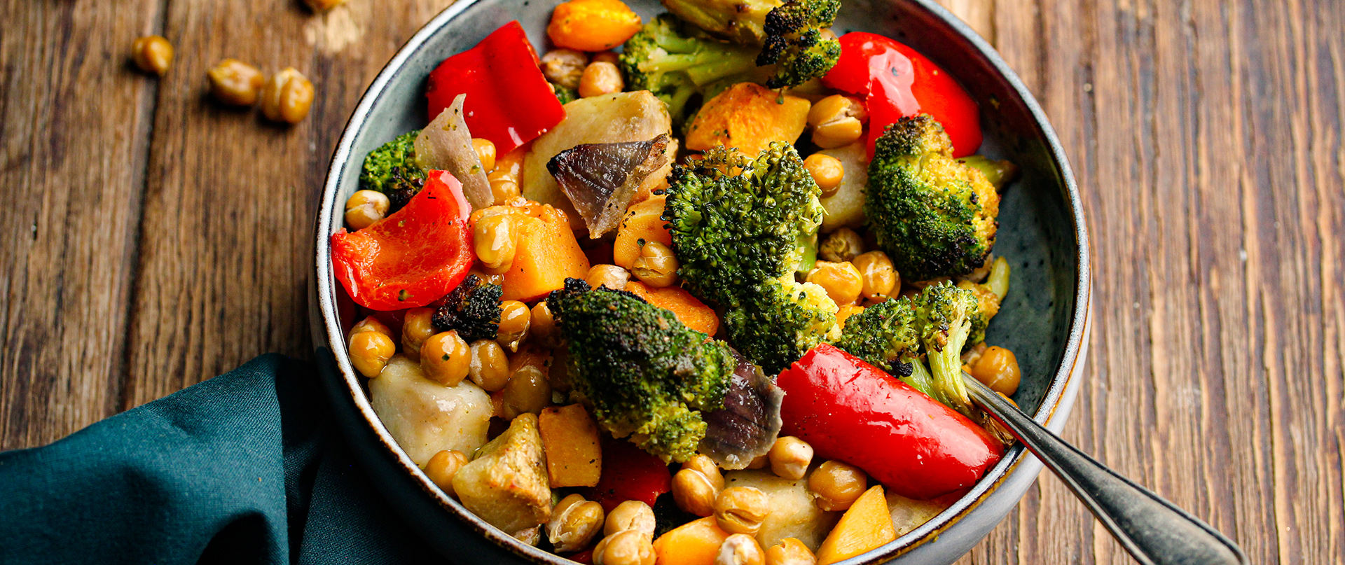 A Hearty Chickpea Veg Bowl