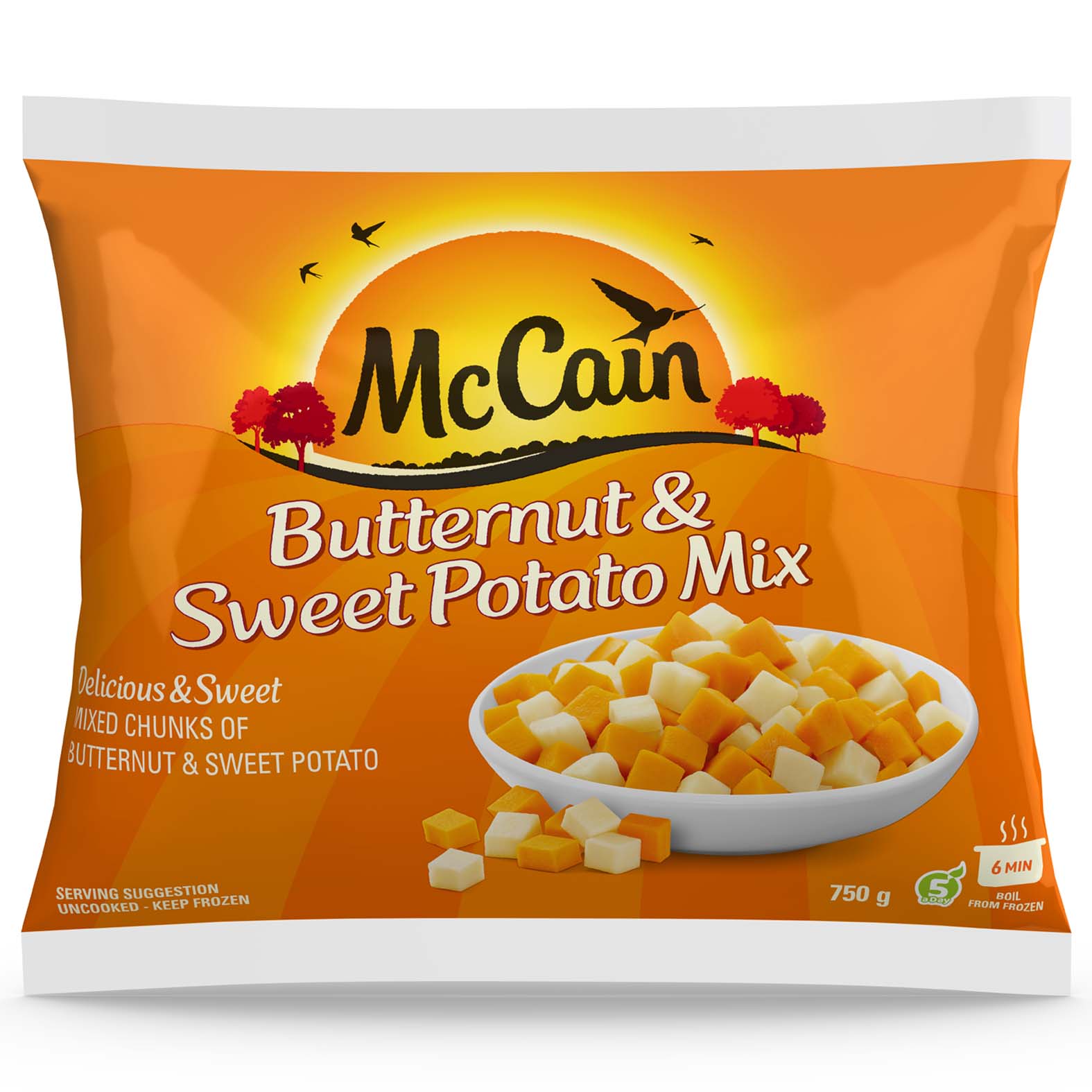 Butternut & Sweet Potato Mix 750g Pack Photo